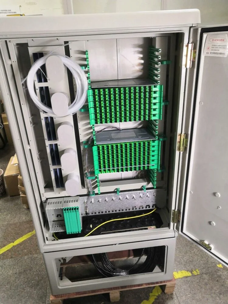 SMC Material Cross Connection Transfer Box Fiber Distribution Cabinet