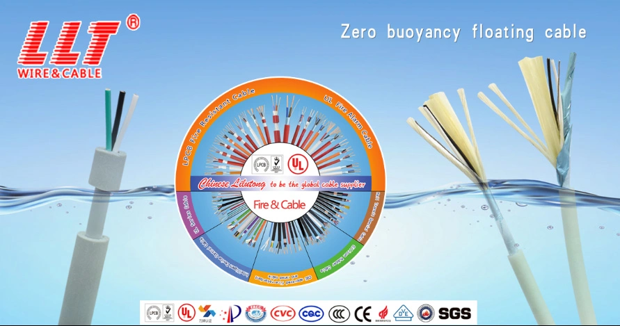 Rov Buoyancy Underwater Cable, Waterproofing Multicore Floating Electrical Power Cables