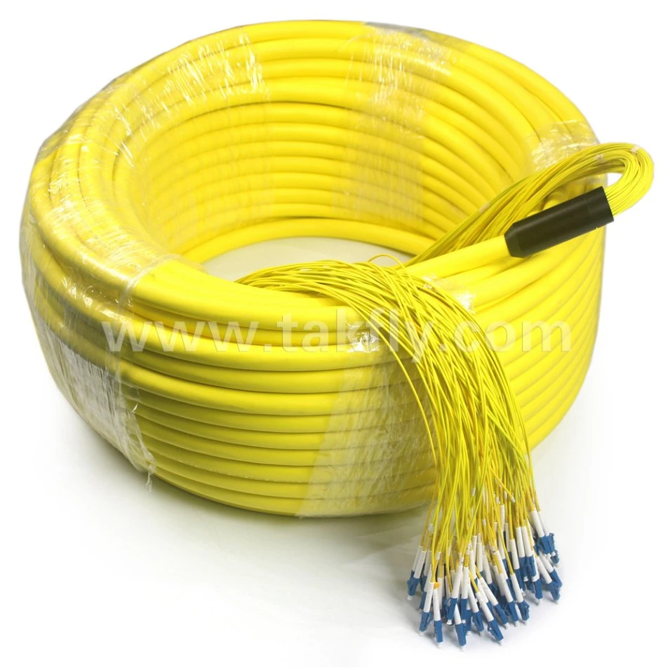 FTTH Indoor Multicore Distribution Loose Tube LSZH Fiber Optic Pigtail