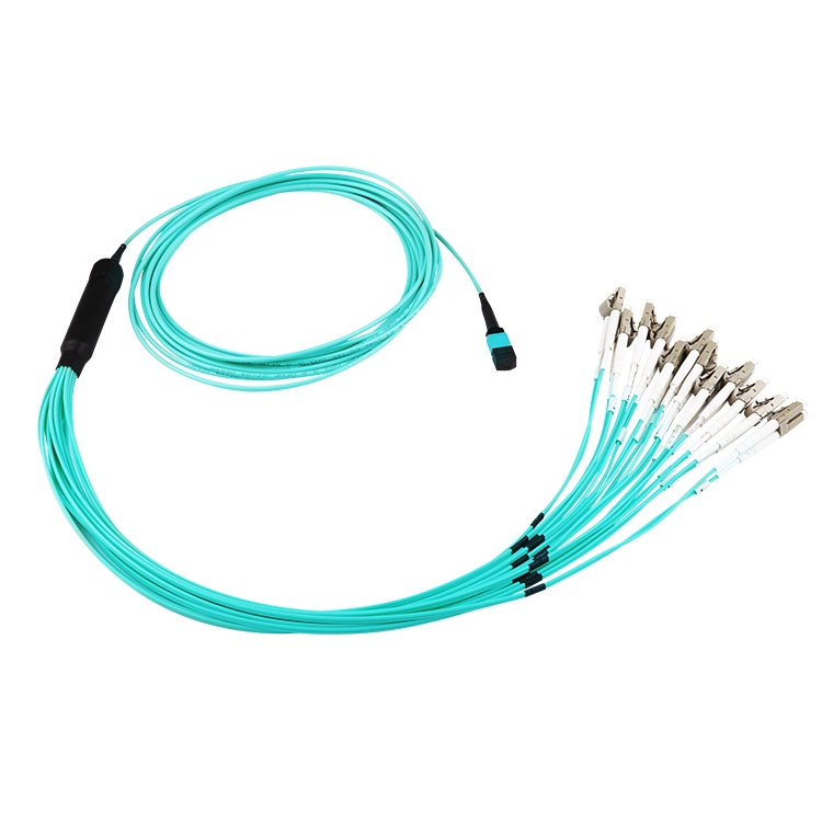 Factory Sales 8f 12f 24f LC/Sc/St/FC MPO/MTP Connector Trunk Cable Fiber Optic Patch Cord / Patchcord