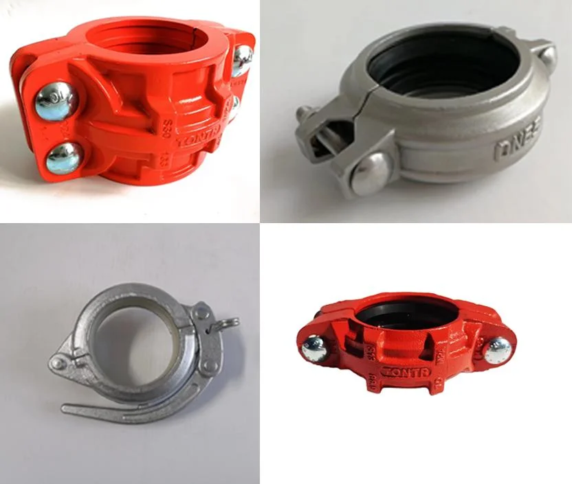 Flexible Fire Control Coupling Stainless Steel Pipe Fitting Steel Pipe Quick Grooved Coupling