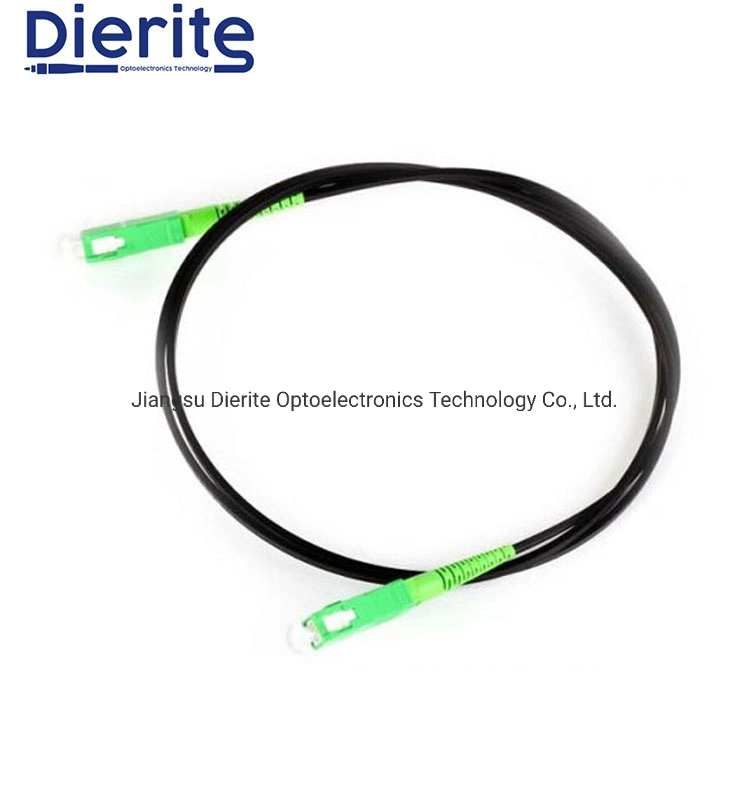 Reliable Connection Self Supported Pre-Terminated FTTH Outdoor Sc APC Drop Fiber Patch Cord