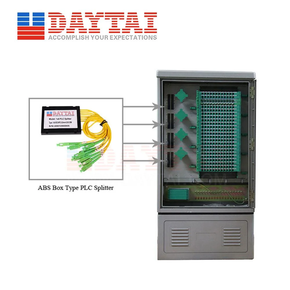 Outdoor Street Max 596 Cores Stainless Steel SMC Telecommunication Network Cabinet Cross Connection Cabinet Fiber Optic Cabinet