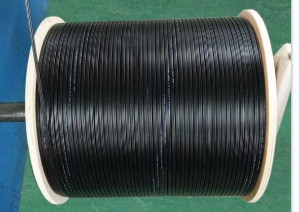 Manufacturer 2core 6core 12core Flat Drop Cable Gyfxtby Outdoor Overhead Single Mode Fibre Optical Cable Fiber Optic Cable