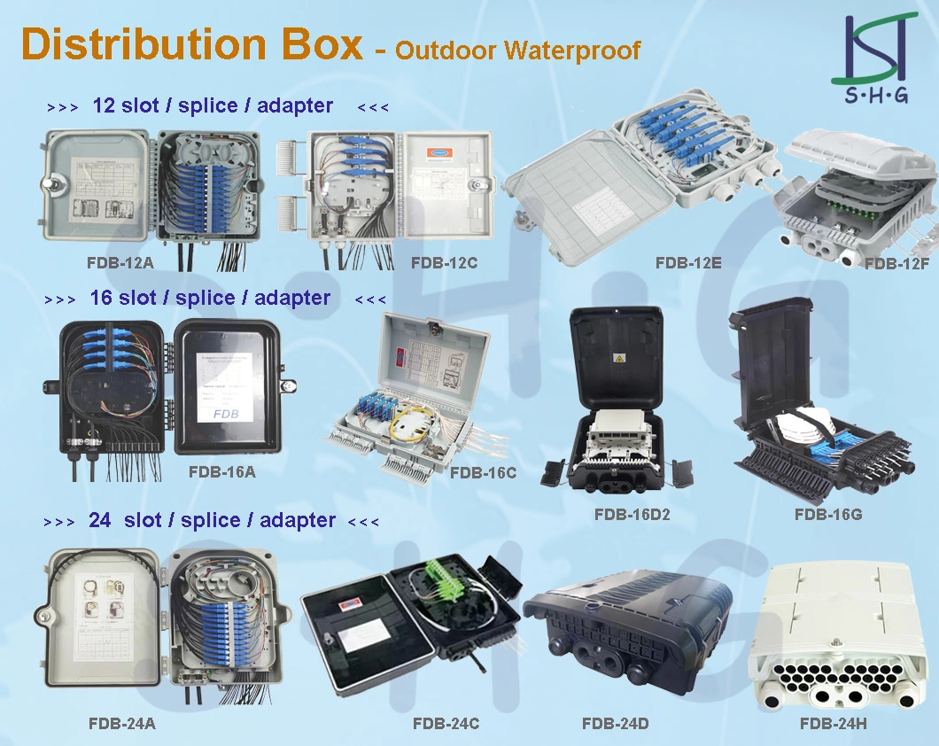 Factory Price Lifetime Warranty 8/12/16/24 Port FTTX Fiber Optical Terminal/Distribution Box (FDB-16A)