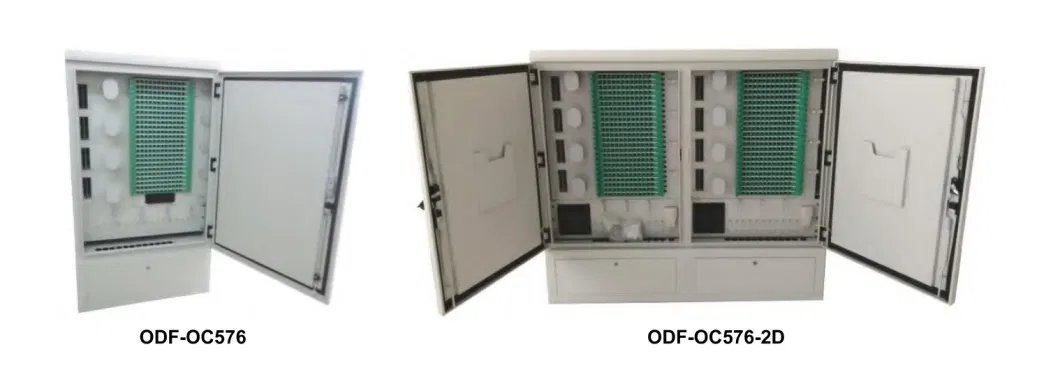 Optical Fiber Cross Connection Cabinet 144/288/576 Cores SMC Outdoor Fiber Optic Cabinet