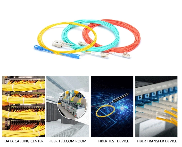 Simplex LC/Sc/FC/St G652D 9/125 Sm Optical Pm Fiber 3m Patch Cord