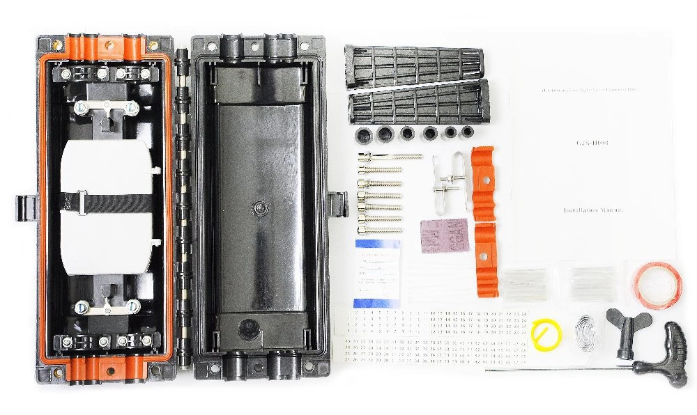 in Line Type Fiber Optic Splicing Closure 12 - 144 Core Fiber Cable Joint Box