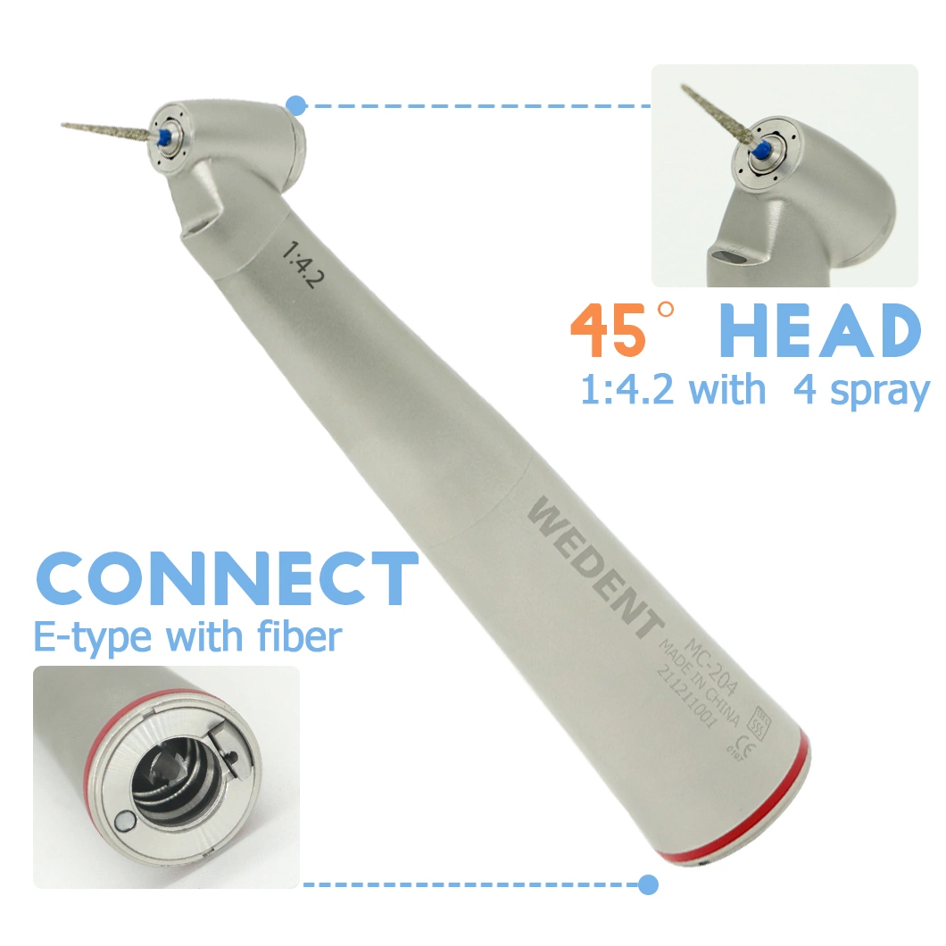 Dental Equipment with Fiber Optic 1: 4.2 Surgical Increasingcontra Angle