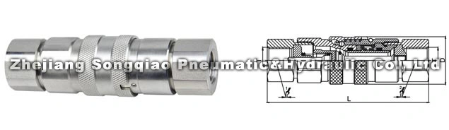 Lsq-FF Close Type Hydraulic Quick Coupling