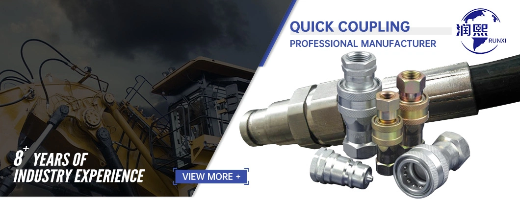 1/2&quot; 3/8 Inch Oil Equipment SS304/SS316 Flat Face High Pressure 5000psi Hydraulic Quick Coupler/ Quick Connector Coupling