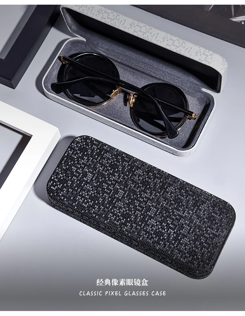 Inno-T107 Glasses Box Ins Girl Light and Portable Crush-Resistant Pixelpattern Sunglasses and Optical Glasses Case Eco-Friendly