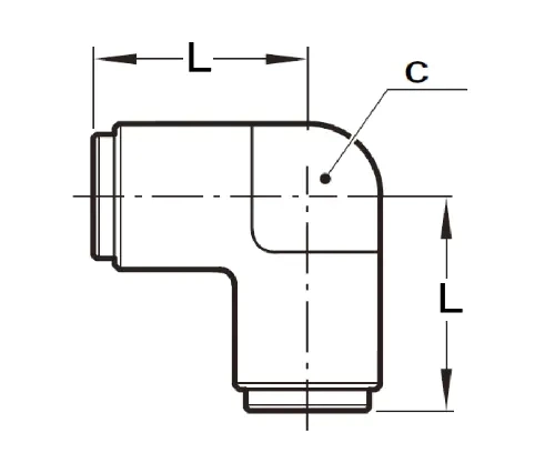 SMC Type Kqg2h Series Brass Union Straight DOT Hydraulic Pneumatic Connector