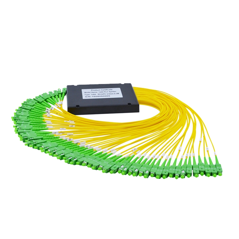 FTTH Accessories Fiber Optic Micro PLC Splitter 1X2 1X4 1X8 1X16 Mini Steel Tube PLC Splitter