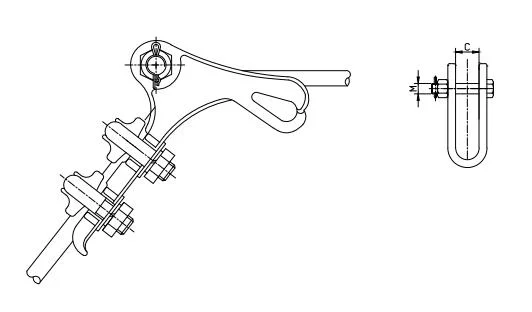 Nll-Type Strain Clamp for Overhead Electric Transmission Line