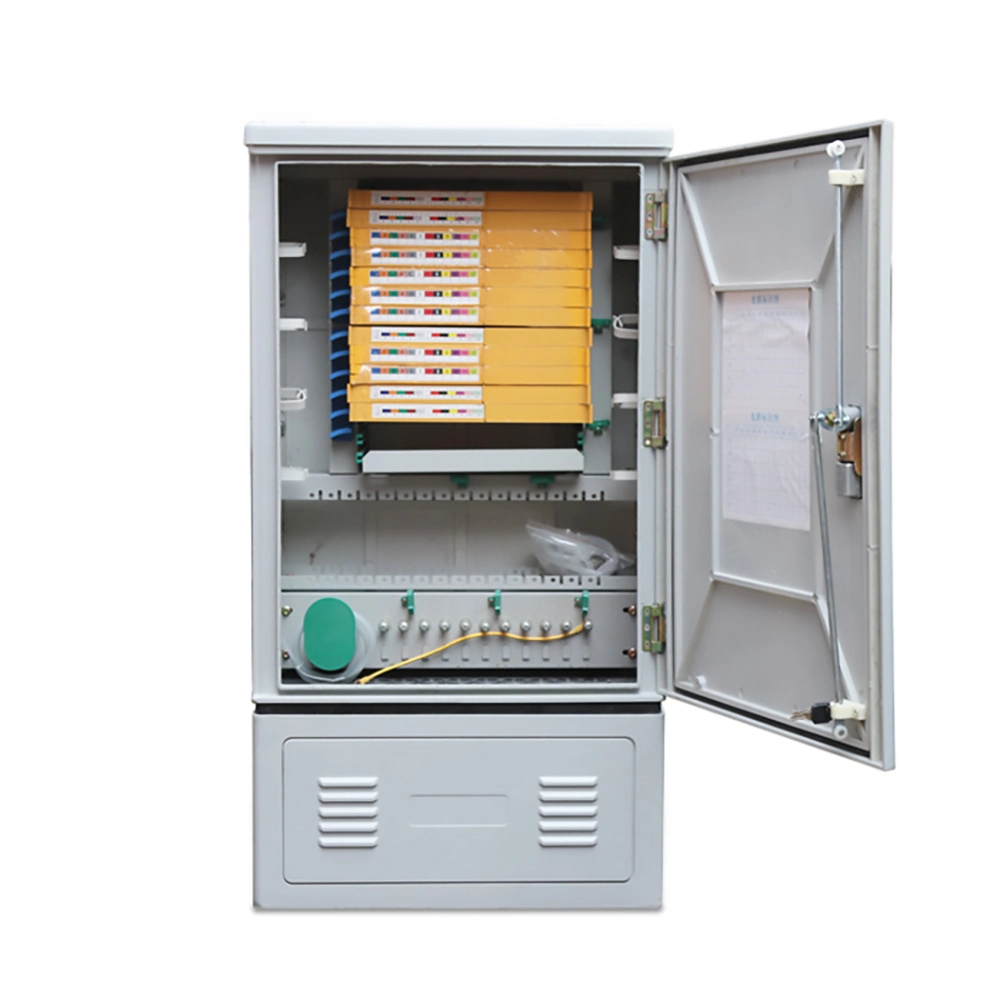 FTTH Telecom Outdoor Fiber Optical SPCC SMC 48/96/144/288/576/720core Cross Connection Cabinet