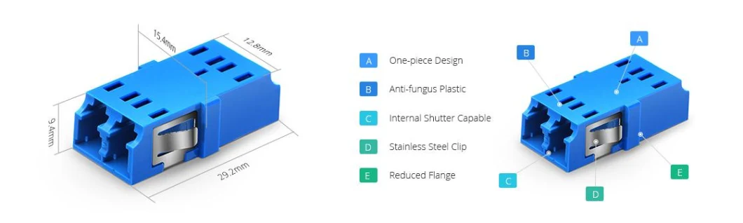 Sc/FC/LC/St Simplex Duplex FTTH Fiber Optical Adapter Connector