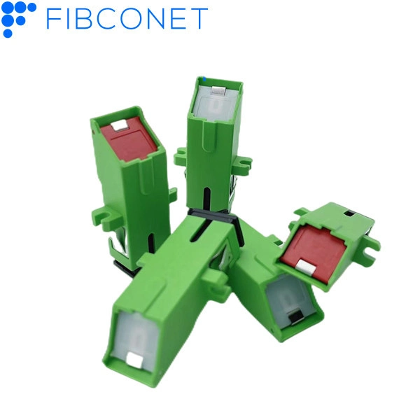 FTTH Fiber Coupler Adaptor FC to FC APC Sm Sx Fiber Optic Adapter Without Flange