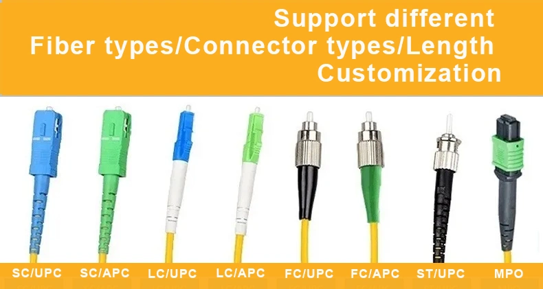 Sc to Sc Fiber Optic Cable Jumper Fiber Optic Cable Patch Cord FTTH Optical Fibers