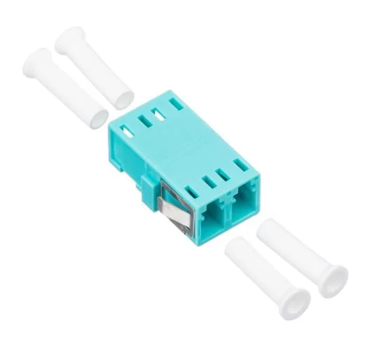 LC Upc to LC Upc Duplex Om3 Single Mode Fiber Optic Adapter Optical Fiber Connectors with Flange