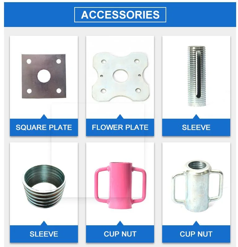 Scaffolding Construction Ringlock System Accessories Material /Post Anchor Formwork System Clamp