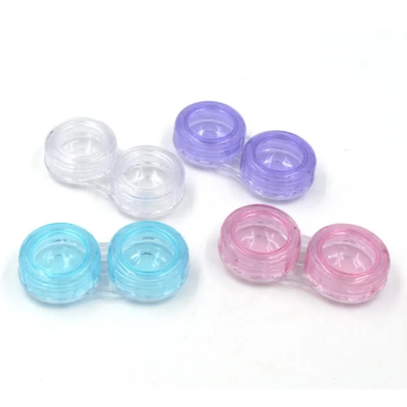 Colorful Cheap Plastic Contact Lens Display Box Cheap Potable Optical Contact Lenses Case