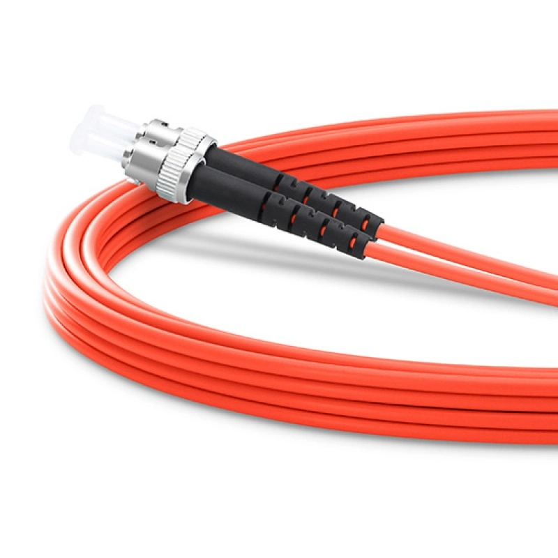 St-to-FC Duplex Om1 Multimode 2.0mm Fiber Optic Patch Cable, 3m