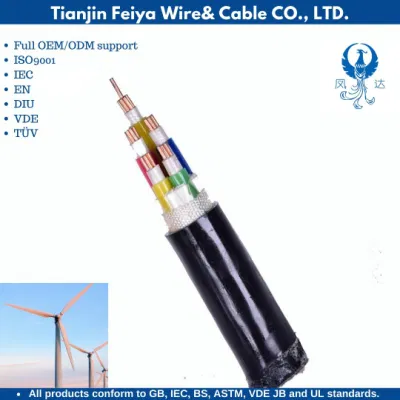 Energia eolica elettrica FDES-25 nucleo in rame gomma etilene-propilene isolata Cavo resistente al freddo rivestito in elastomero termoplastico