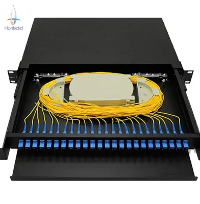 Scatola per terminali per cavi ottici a cassetto per montaggio su rack per FTTH Scatola di distribuzione per computer in rete FTTB FTTX