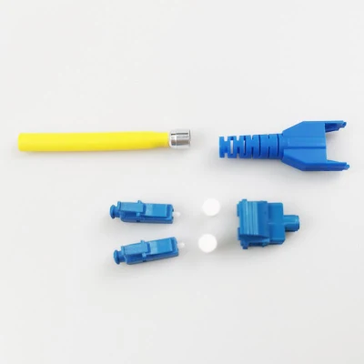 Kit di connettori ottici in fibra ottica per SC/St/LC/FC/ monomodale Multilmode Componente non assemblato