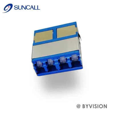 HD Byvision originale SC/LC/FC/MPO simplex/duplex/quad monomodale e multimodale SM/mm/OM3/OM4/APC ibrido Accoppiatore adattatori per fibra ottica otturatore interno Suncall