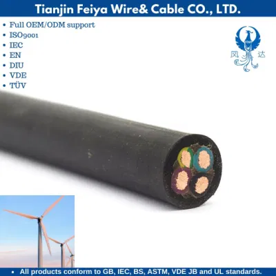H07RN-F FDES-55 nucleo in rame elastomero termoplastico in gomma etilene-propilene rivestito Cavo flessibile in gomma resistente al freddo