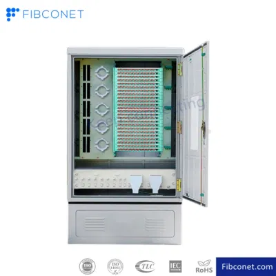 Cabinet ottico ODF a fibre ottiche con giunzione per esterni FTTH con connessione incrociata Per esterni