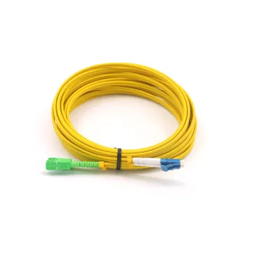 Cina 2/4/6/8/12/16/24 Core MPO/MTP LC/SC/St/FC/Mu connettore FTTH per interni, esterno, blindato Cavo patch cavo ottico a spirale in fibra ottica LSZH di derivazione Ponticello