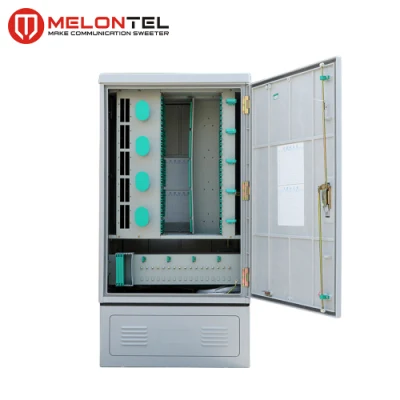 Cabinet per collegamento incrociato in fibra ottica da pavimento IP65 a 144/196 core SMC