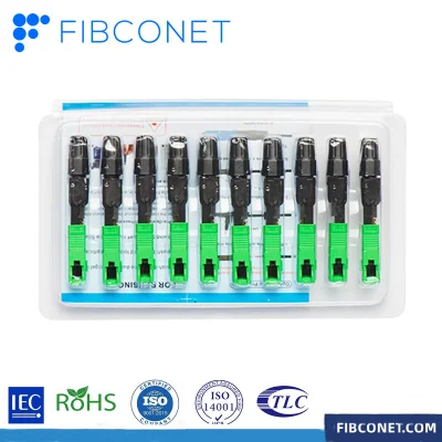 FTTH SC APC/UPC Simplex a fibra ottica a singolo codice connettore rapido per Connettori rapidi ottici per cavi di derivazione