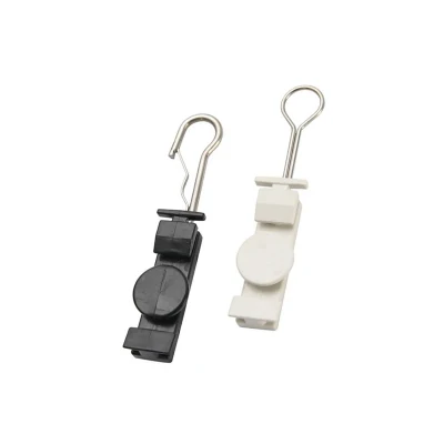 Clip per cavo di derivazione FTTH sospensione per asta con morsetto a uncino Morsetto a staffa