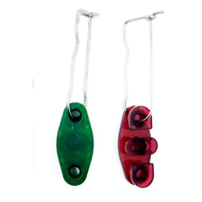 Morsetto a gancio in metallo rinforzato con protezione UV per impieghi pesanti 0.5 kN Morsetto per filo