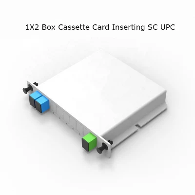 Fibra ottica FC-8 Box SC APC 1X4 1X8 di alta qualità Splitter PLC tipo mini LGX con connettore SC