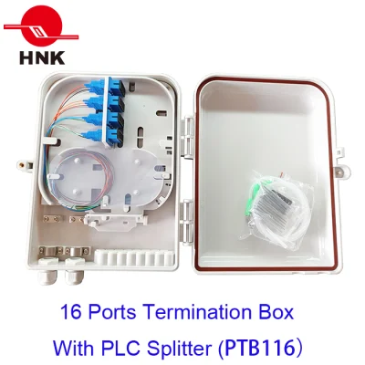 Scatola di terminazione per cavo in fibra ottica a 16 porte (PTB116)
