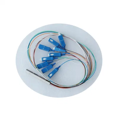 2023 nuovo design 1*9 1: 9 splitter PLT ibrido 1X8 non bilanciato FTTH a fibre ottiche con accoppiatore 1X2 FBT splitterpop PLC 1X9