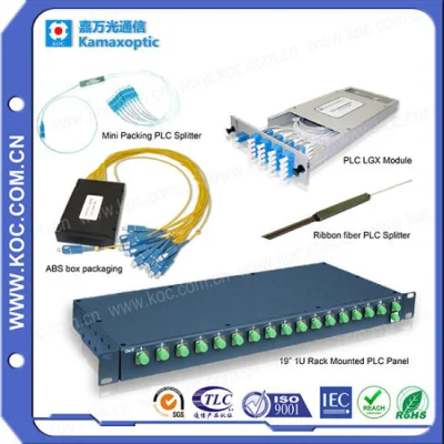 Splitter PLC in fibra ottica 1X64 ABS Box FTTX Systems