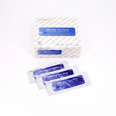 Monouso medico sangue intero/ siero/ plasma Rapid One Step HBsAg/Absag Kit di strisce/cassette per test antigene di superficie dell&prime;epatite B per vitro Uso diagnostico