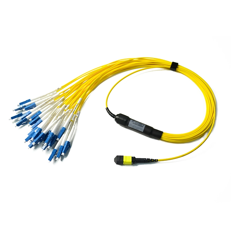 Om3 MPO 12 Core Upc 1/2/3/5 / 30m Fiber Patch Cord Multimode Trunk Cable 5%off