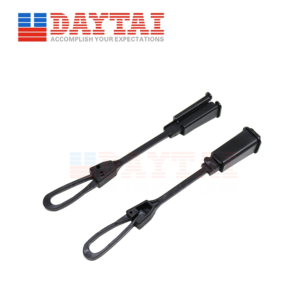 for Flat Cable FTTH Telecom Fiber Optic Drop Cable Clamp Tension Clamp