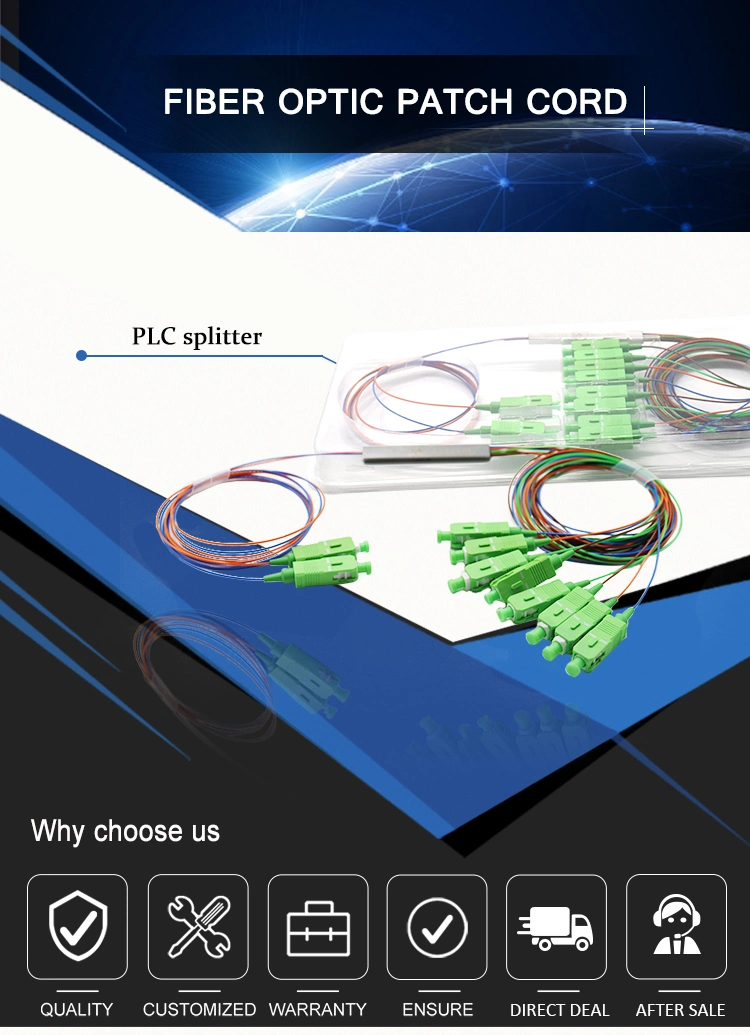 1X 16 Sc APC Connector Fiber Optic PLC Divider PLC Splitter