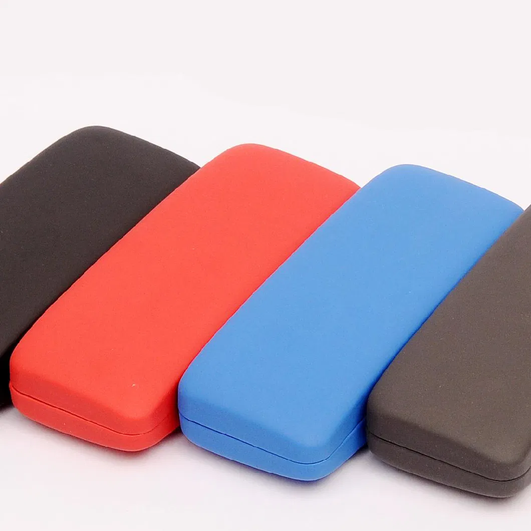 Wholesale Storage PU Leather Surface Metal Box Handle Glasses Case