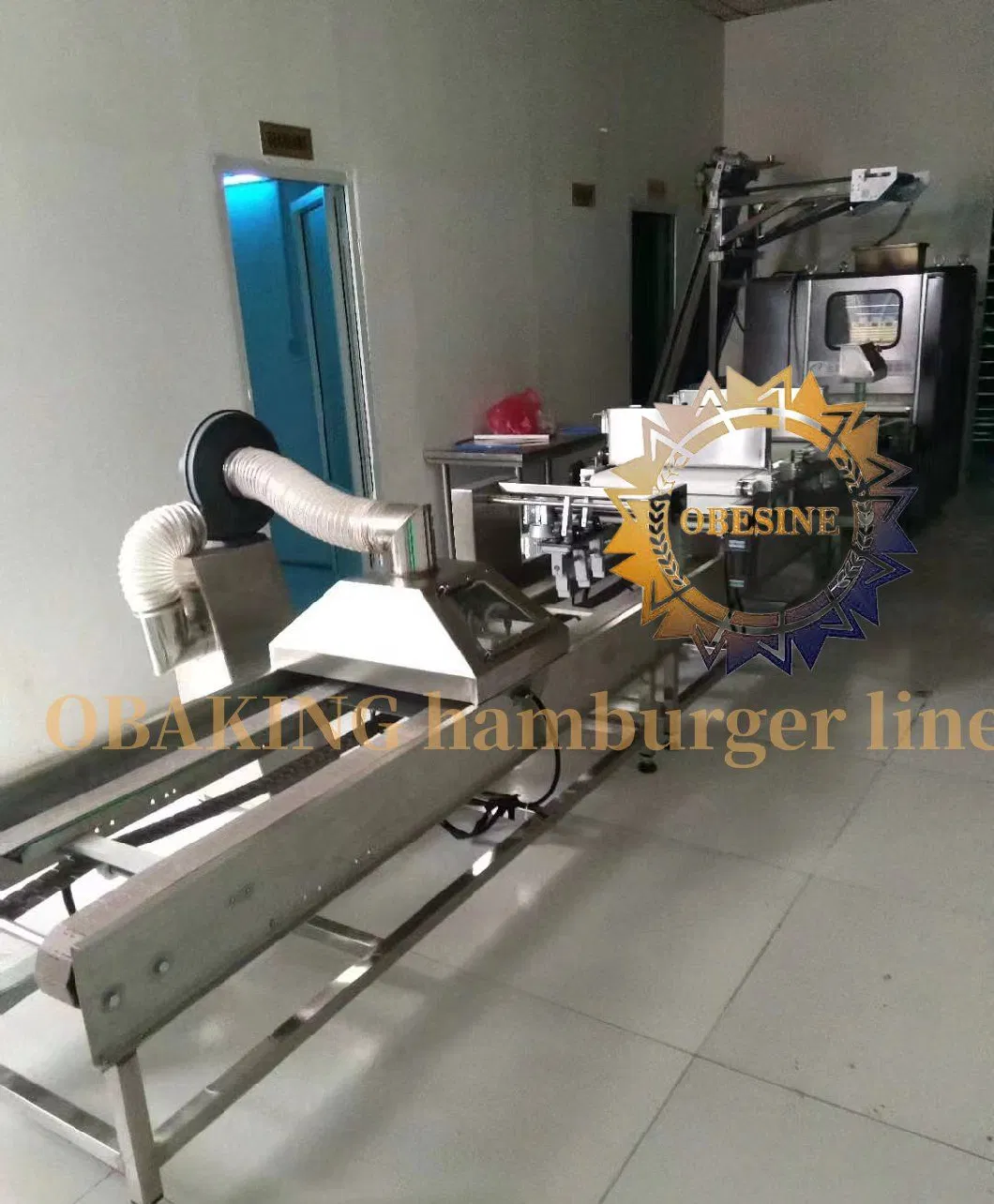 Industrial Burger Bunbaking Line Automatic Continuous Dough Divider Rounder