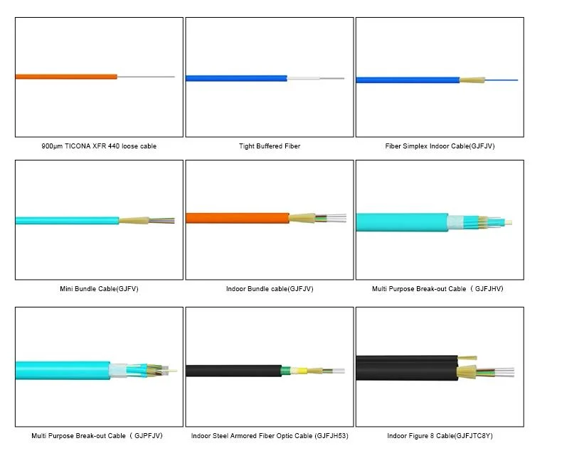 Singlemode Multimode 2mm 3mm Simplex Fiber Optic Cable for Fiber Patch Cord