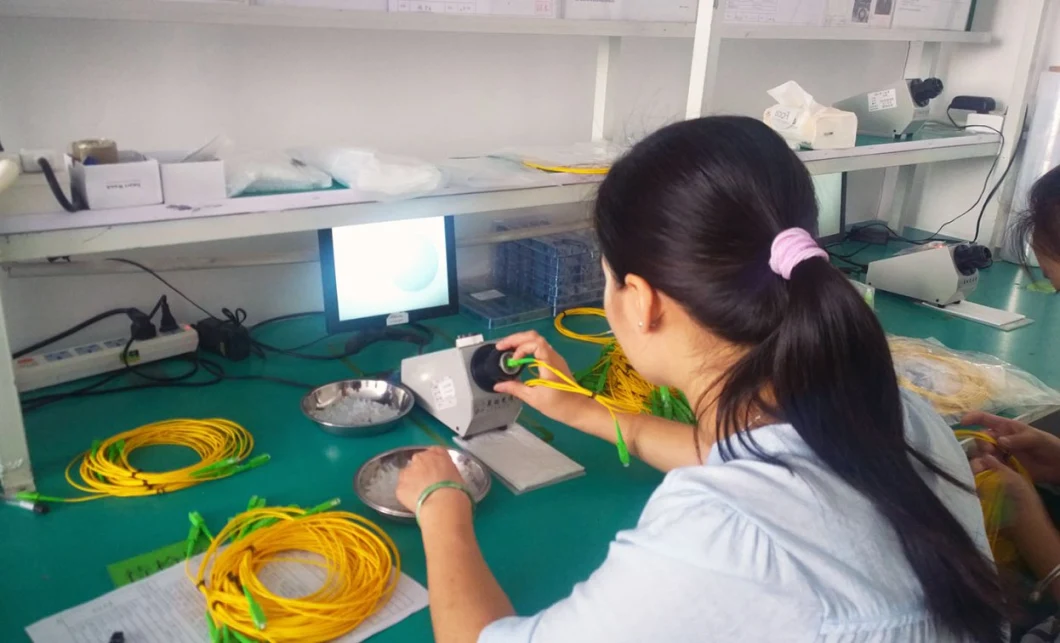 China Factory Simplex Sc / APC to Sc/APC G652D Single Mode Patch Cord Fiber Optic Cable